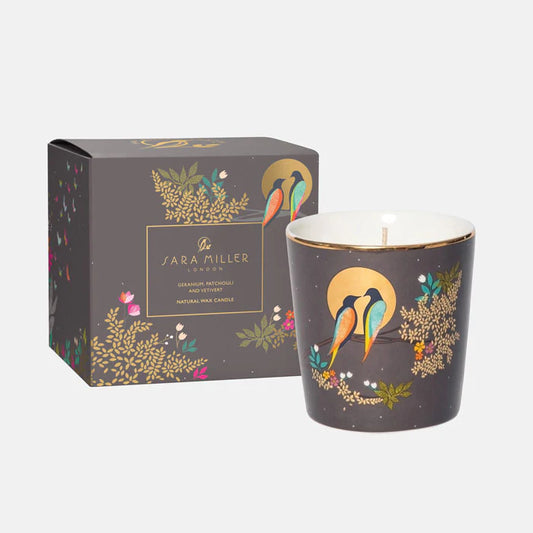 Sara Miller - Birds In Moon Geranium, Patchouli & Vetivert Candle